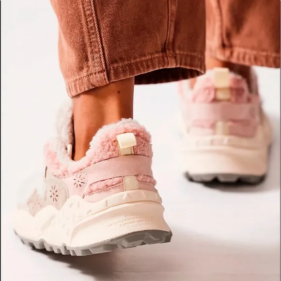 Free people teddy shearling sneakers - flower mountain - Picture 2 of 3